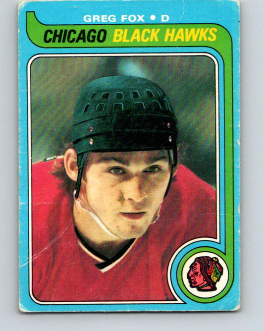 1979-80 O-Pee-Chee #116 Greg Fox  RC Rookie Chicago Blackhawks  V17788