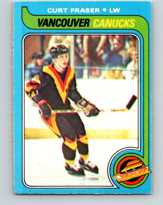 1979-80 O-Pee-Chee #117 Curt Fraser  RC Rookie Vancouver Canucks  V17789
