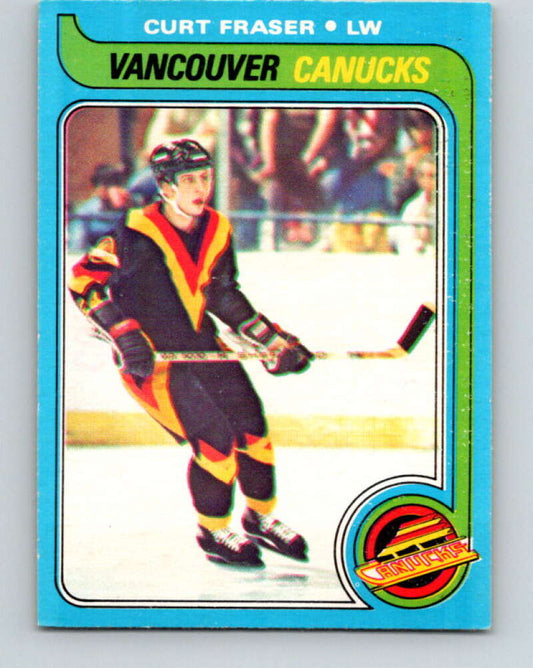 1979-80 O-Pee-Chee #117 Curt Fraser  RC Rookie Vancouver Canucks  V17790