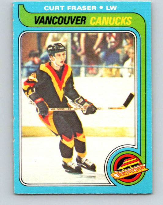 1979-80 O-Pee-Chee #117 Curt Fraser  RC Rookie Vancouver Canucks  V17791