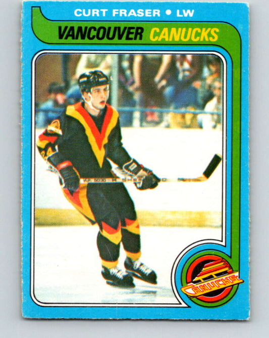 1979-80 O-Pee-Chee #117 Curt Fraser  RC Rookie Vancouver Canucks  V17792