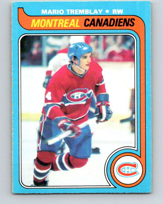 1979-80 O-Pee-Chee #123 Mario Tremblay  Montreal Canadiens  V17847