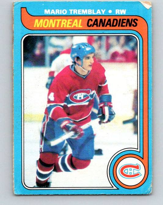 1979-80 O-Pee-Chee #123 Mario Tremblay  Montreal Canadiens  V17851