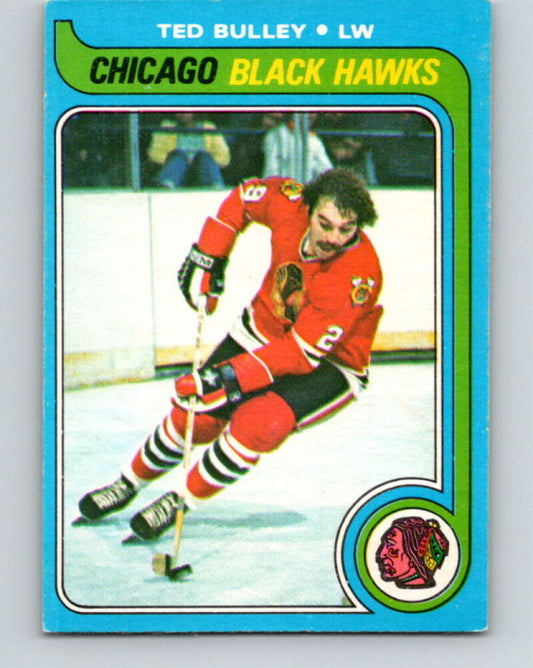 1979-80 O-Pee-Chee #128 Ted Bulley  Chicago Blackhawks  V17893