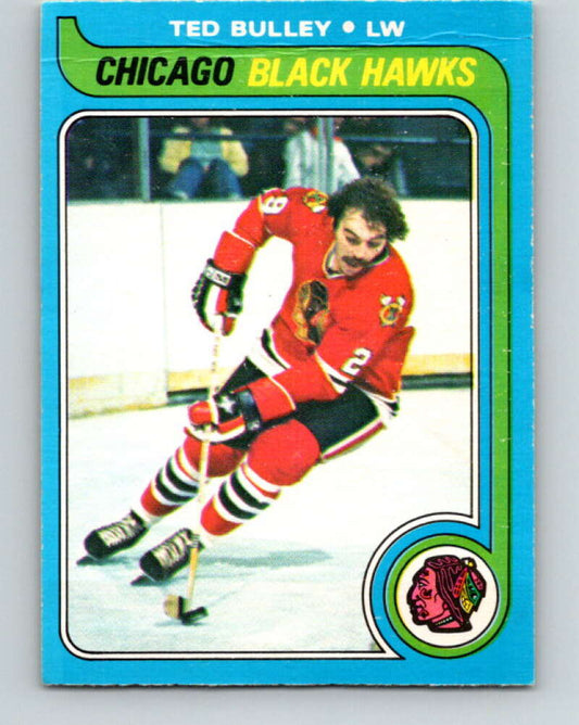 1979-80 O-Pee-Chee #128 Ted Bulley  Chicago Blackhawks  V17894