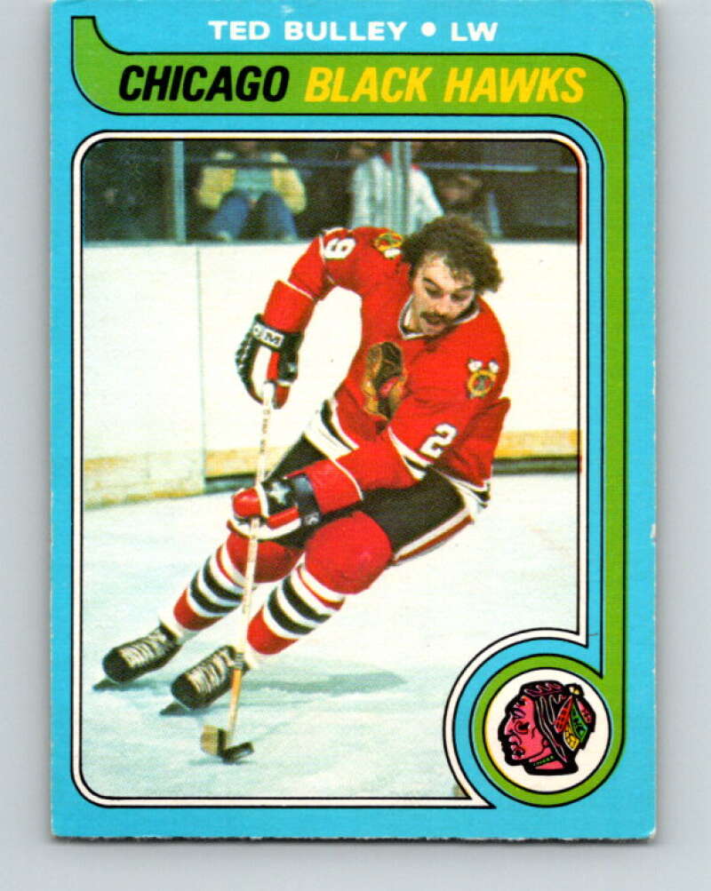 1979-80 O-Pee-Chee #128 Ted Bulley  Chicago Blackhawks  V17900