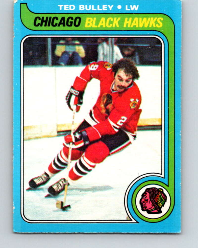 1979-80 O-Pee-Chee #128 Ted Bulley  Chicago Blackhawks  V17902