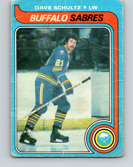 1979-80 O-Pee-Chee #134 Dave Schultz  Buffalo Sabres  V17967