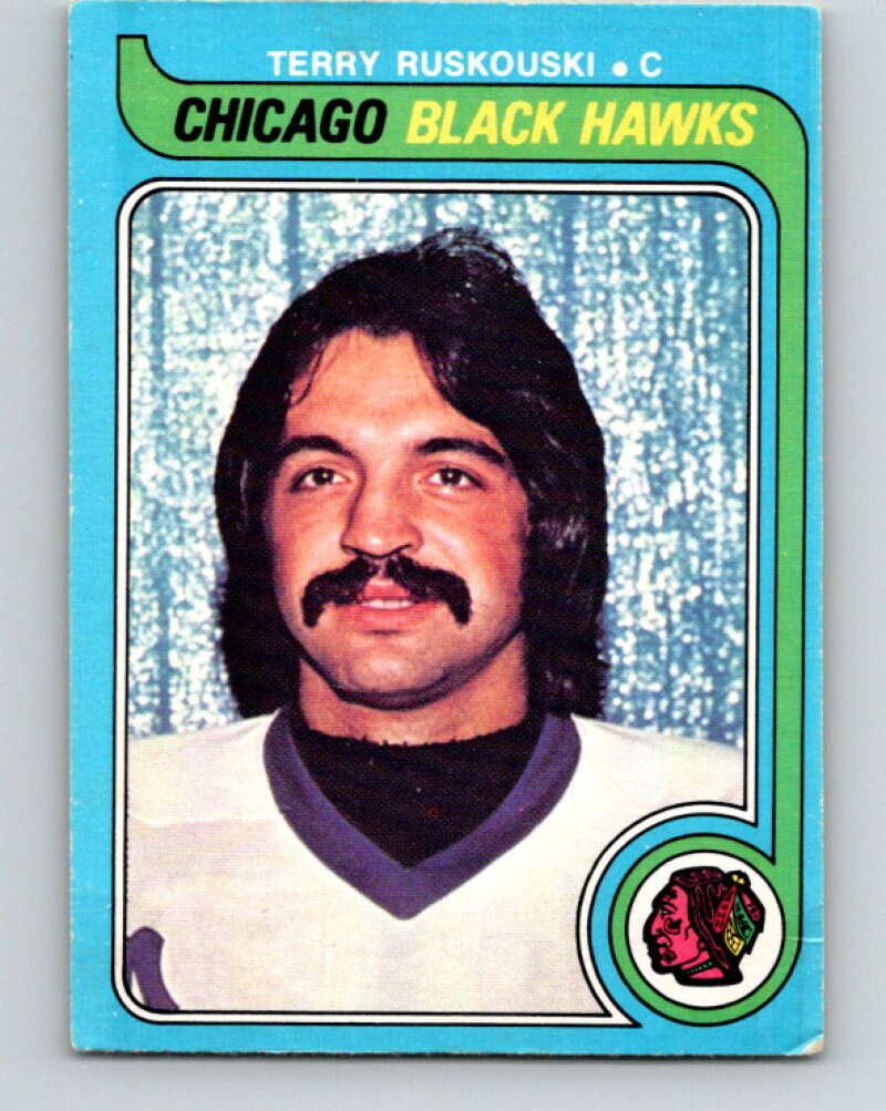 1979-80 O-Pee-Chee #141 Terry Ruskowski UER  Chicago Blackhawks  V18032