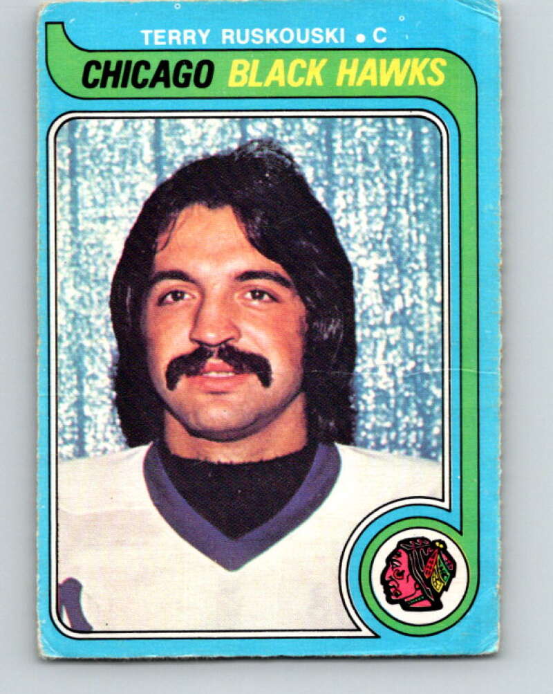 1979-80 O-Pee-Chee #141 Terry Ruskowski UER  Chicago Blackhawks  V18038