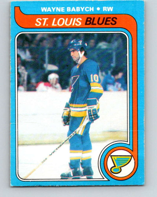 1979-80 O-Pee-Chee #142 Wayne Babych  RC Rookie St. Louis Blues  V18040