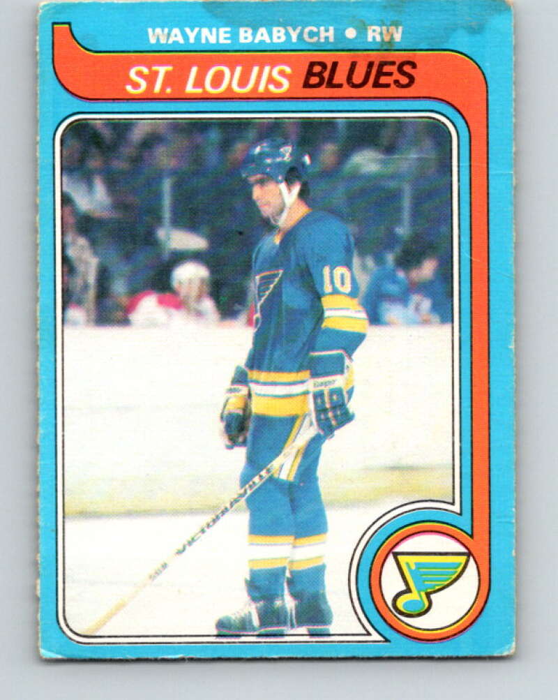 1979-80 O-Pee-Chee #142 Wayne Babych  RC Rookie St. Louis Blues  V18043