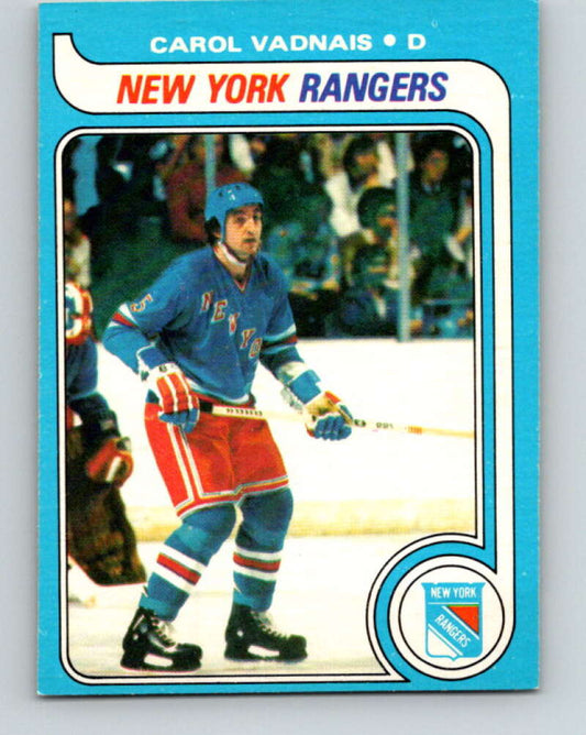 1979-80 O-Pee-Chee #145 Carol Vadnais  New York Rangers  V18063