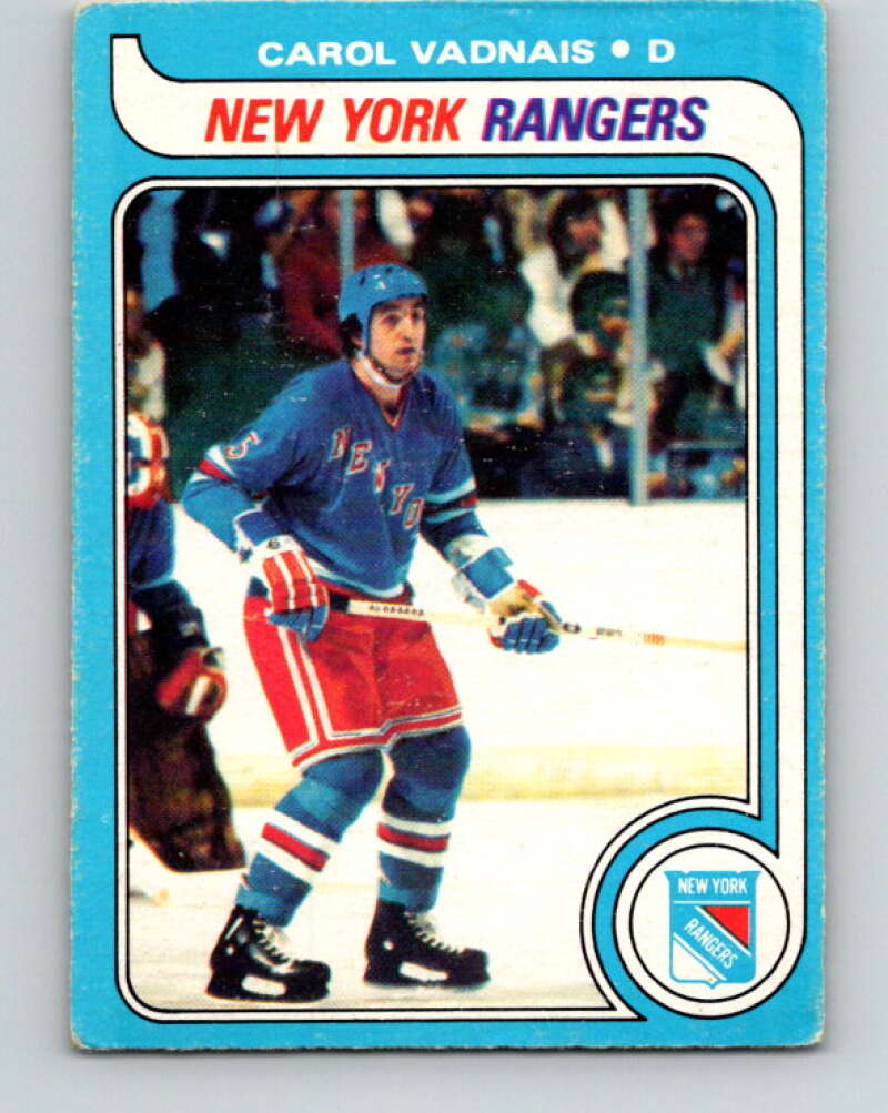 1979-80 O-Pee-Chee #145 Carol Vadnais  New York Rangers  V18064