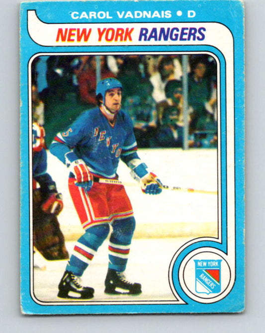 1979-80 O-Pee-Chee #145 Carol Vadnais  New York Rangers  V18066