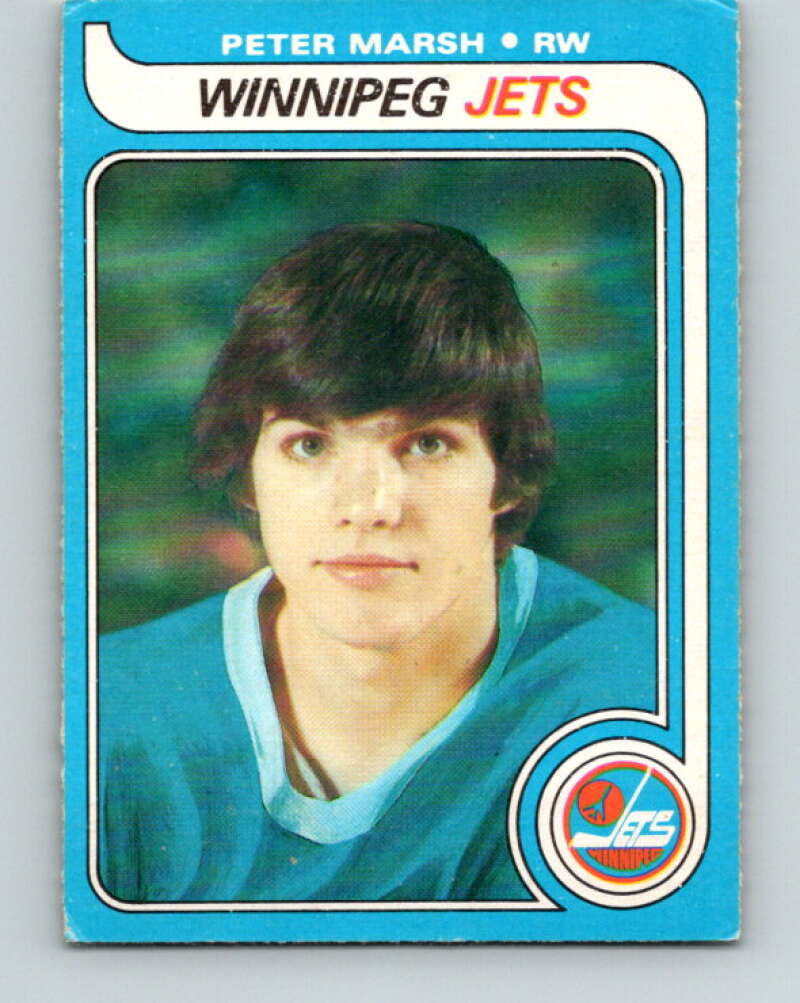 1979-80 O-Pee-Chee #147 Peter Marsh  RC Rookie Winnipeg Jets  V18084