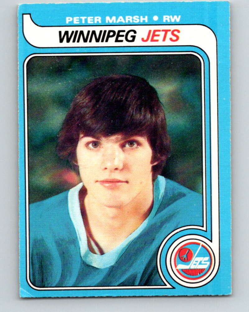 1979-80 O-Pee-Chee #147 Peter Marsh  RC Rookie Winnipeg Jets  V18085