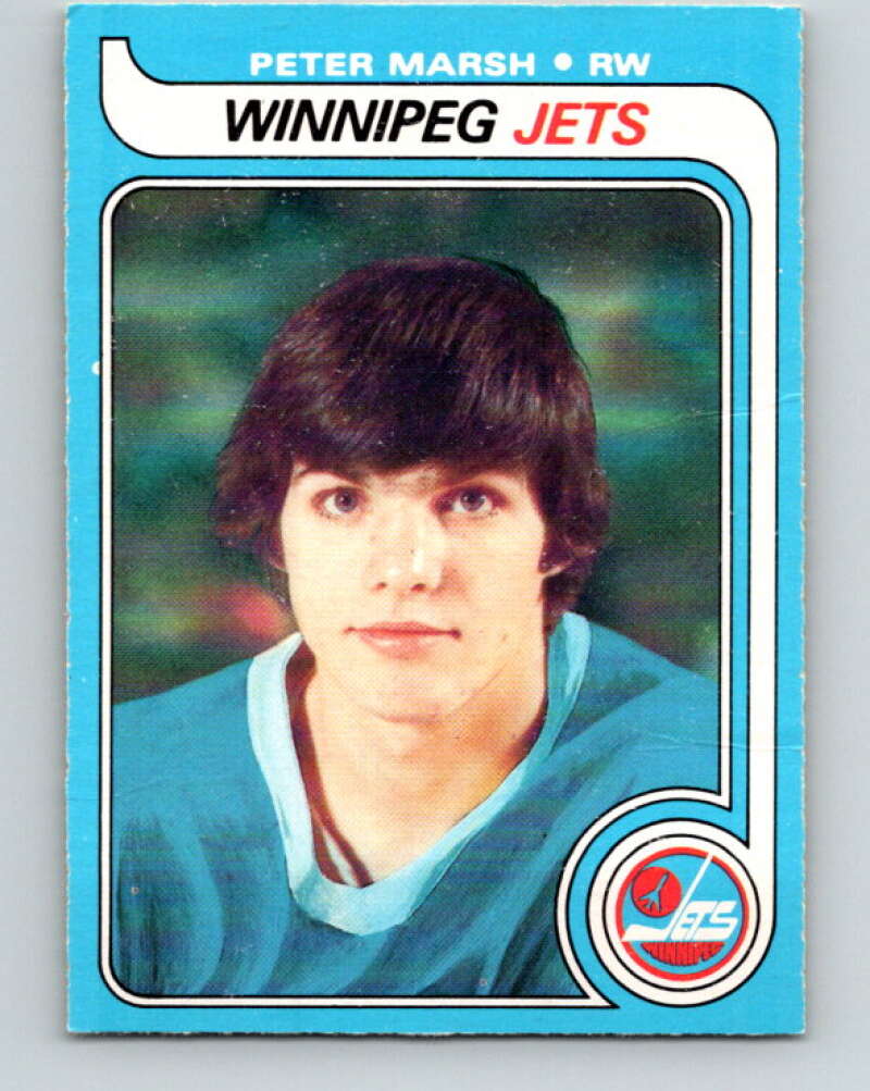 1979-80 O-Pee-Chee #147 Peter Marsh  RC Rookie Winnipeg Jets  V18086