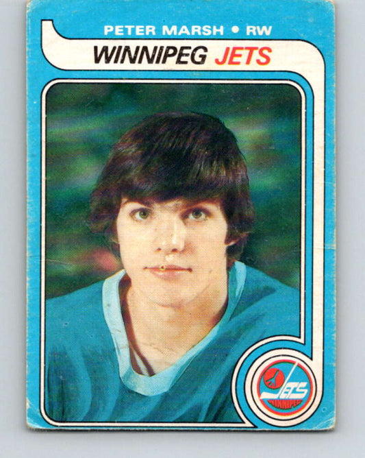 1979-80 O-Pee-Chee #147 Peter Marsh  RC Rookie Winnipeg Jets  V18087