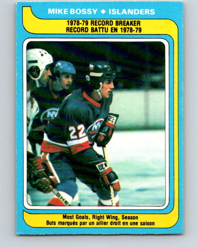 1979-80 O-Pee-Chee #161 Mike Bossy RB  New York Islanders  V18191