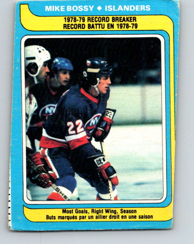 1979-80 O-Pee-Chee #161 Mike Bossy RB  New York Islanders  V18196