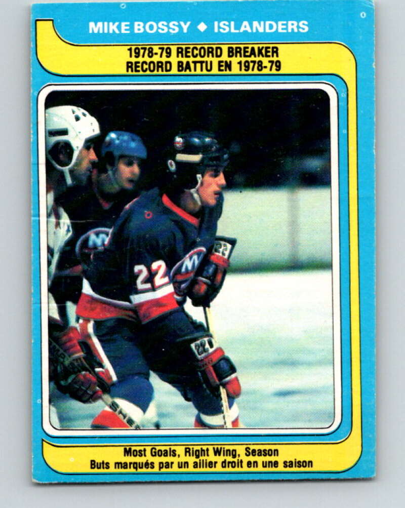 1979-80 O-Pee-Chee #161 Mike Bossy RB  New York Islanders  V18198