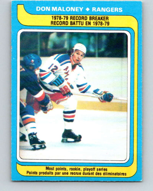 1979-80 O-Pee-Chee #162 Don Maloney RB  New York Rangers  V18204