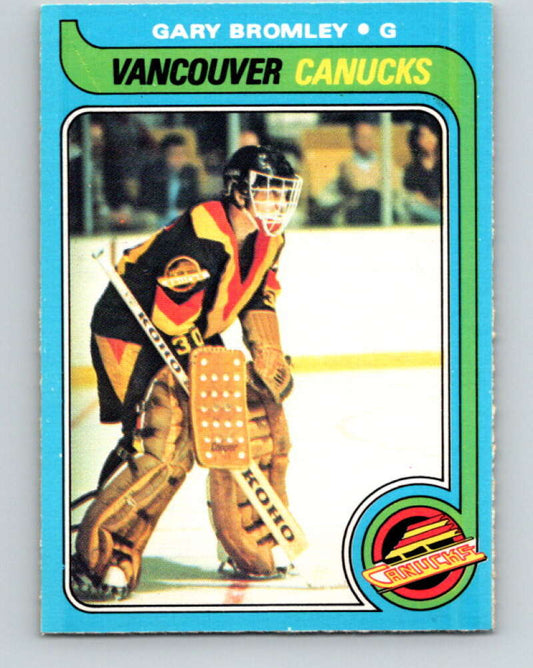 1979-80 O-Pee-Chee #167 Gary Bromley UER  Vancouver Canucks  V18253