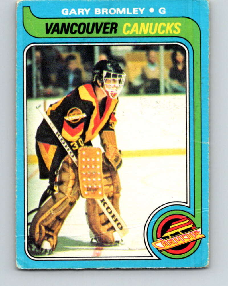 1979-80 O-Pee-Chee #167 Gary Bromley UER  Vancouver Canucks  V18254