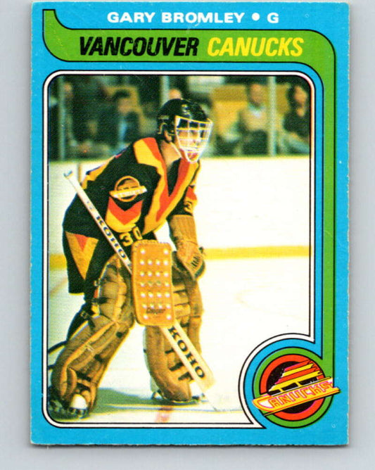 1979-80 O-Pee-Chee #167 Gary Bromley UER  Vancouver Canucks  V18255