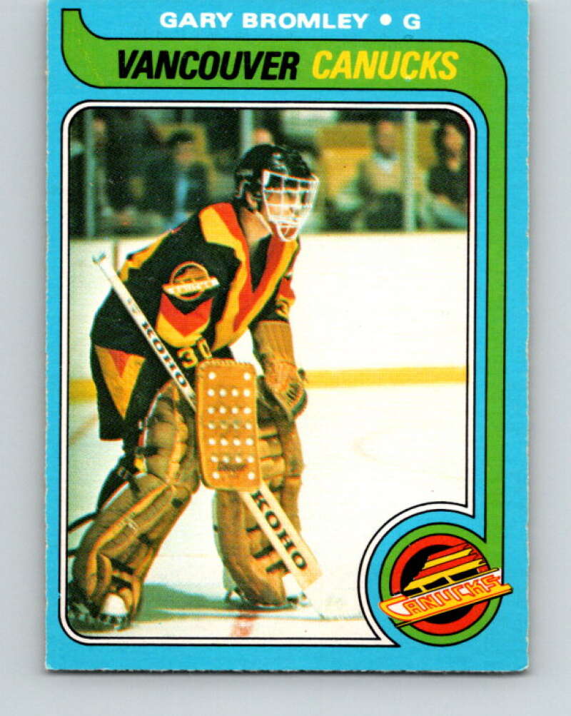 1979-80 O-Pee-Chee #167 Gary Bromley UER  Vancouver Canucks  V18256