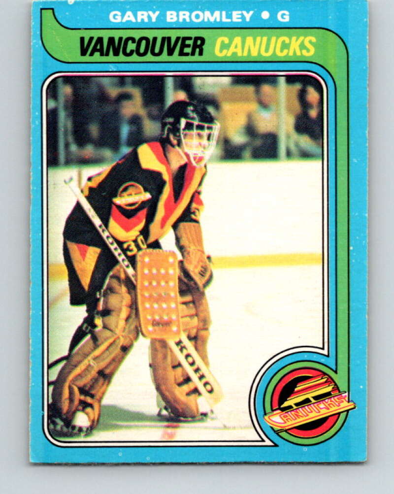 1979-80 O-Pee-Chee #167 Gary Bromley UER  Vancouver Canucks  V18257