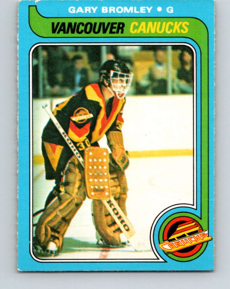 1979-80 O-Pee-Chee #167 Gary Bromley UER  Vancouver Canucks  V18261