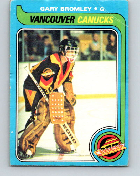 1979-80 O-Pee-Chee #167 Gary Bromley UER  Vancouver Canucks  V18262