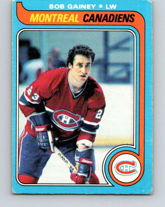1979-80 O-Pee-Chee #170 Bob Gainey  Montreal Canadiens  V18289
