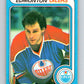 1979-80 O-Pee-Chee #183 Lee Fogolin  Edmonton Oilers  V18440