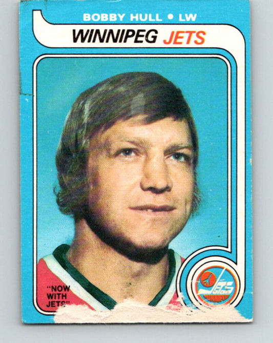 1979-80 O-Pee-Chee #185 Bobby Hull  Winnipeg Jets  V18461