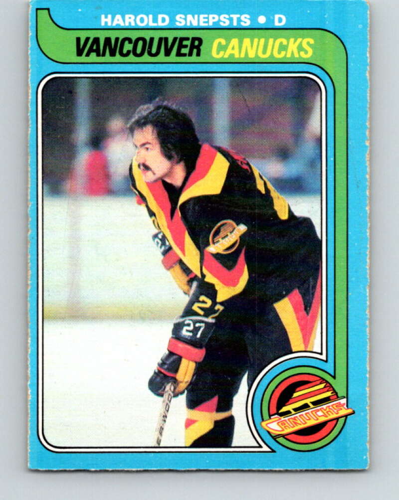 1979-80 O-Pee-Chee #186 Harold Snepsts  Vancouver Canucks  V18464