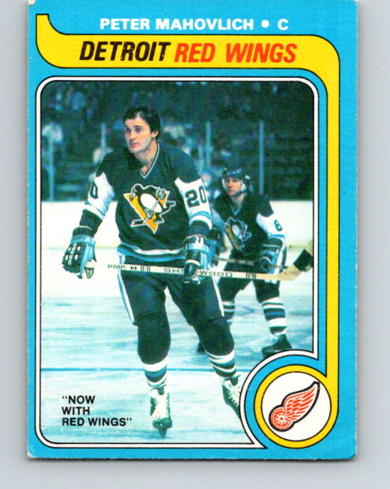 1979-80 O-Pee-Chee #187 Pete Mahovlich  Detroit Red Wings  V18479