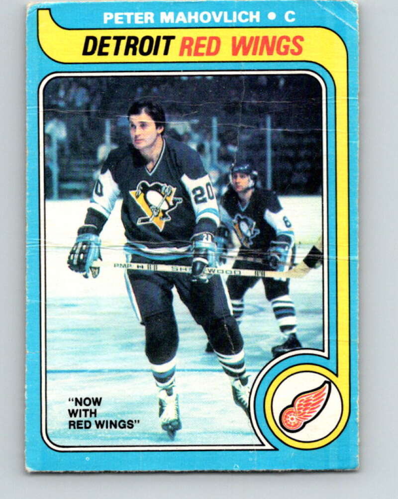 1979-80 O-Pee-Chee #187 Pete Mahovlich  Detroit Red Wings  V18480