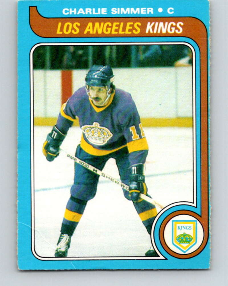 1979-80 O-Pee-Chee #191 Charlie Simmer  RC Rookie Los Angeles Kings  V18502