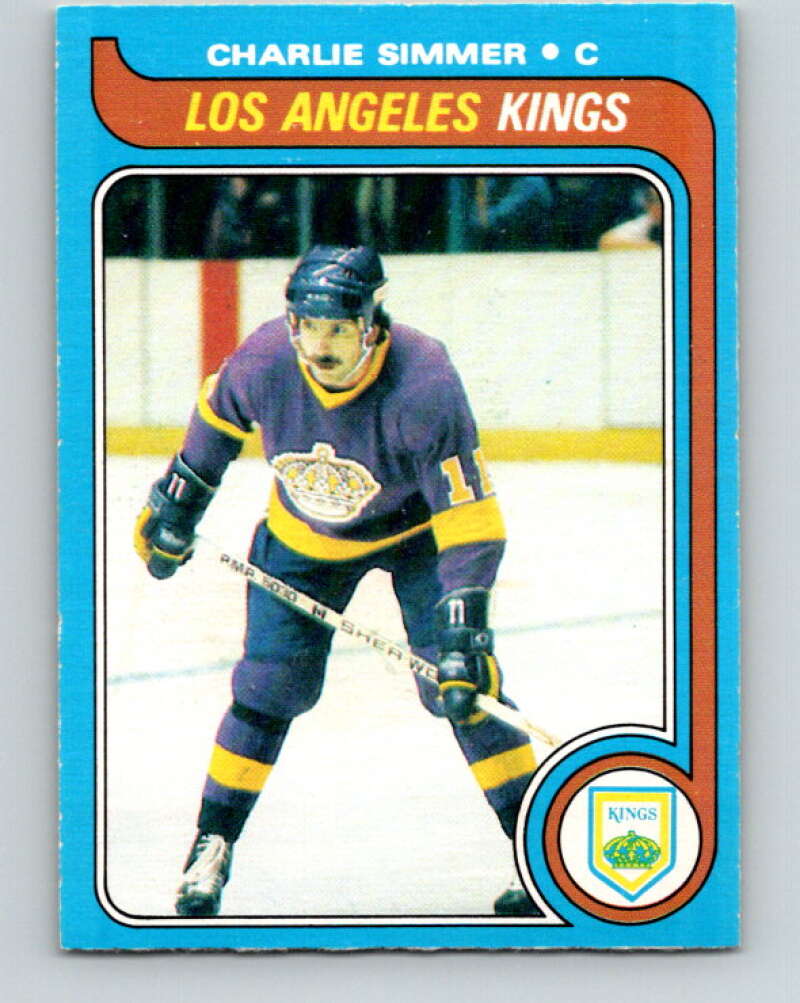1979-80 O-Pee-Chee #191 Charlie Simmer  RC Rookie Los Angeles Kings  V18505