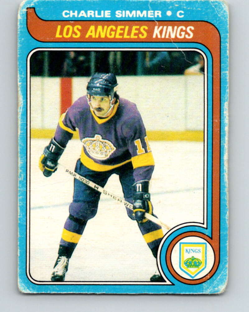 1979-80 O-Pee-Chee #191 Charlie Simmer  RC Rookie Los Angeles Kings  V18509