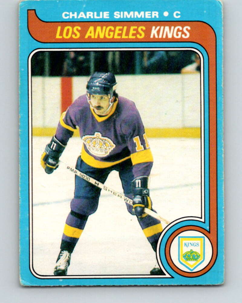 1979-80 O-Pee-Chee #191 Charlie Simmer  RC Rookie Los Angeles Kings  V18511