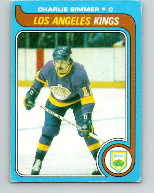 1979-80 O-Pee-Chee #191 Charlie Simmer  RC Rookie Los Angeles Kings  V18512