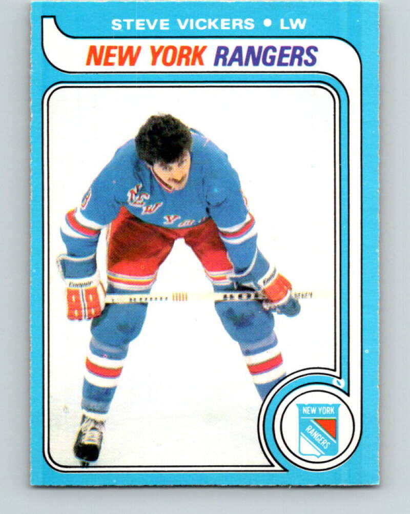 1979-80 O-Pee-Chee #195 Steve Vickers  New York Rangers  V18551