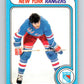 1979-80 O-Pee-Chee #195 Steve Vickers  New York Rangers  V18553