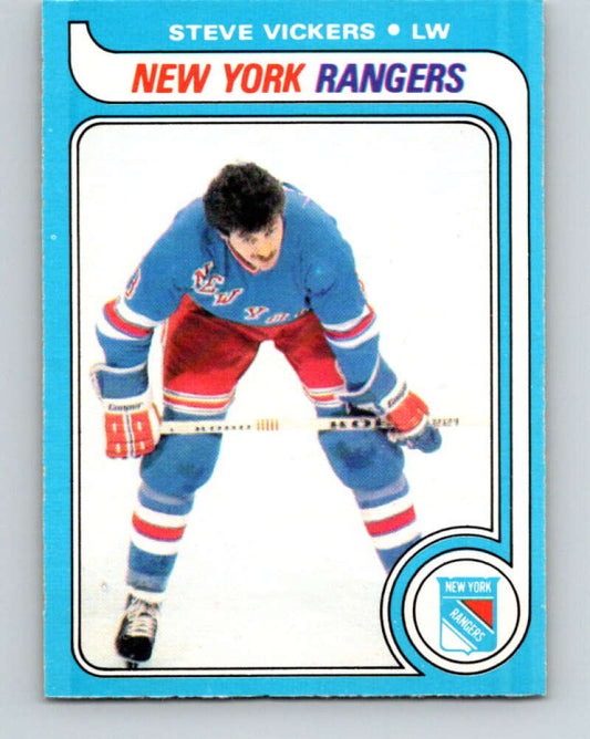 1979-80 O-Pee-Chee #195 Steve Vickers  New York Rangers  V18553