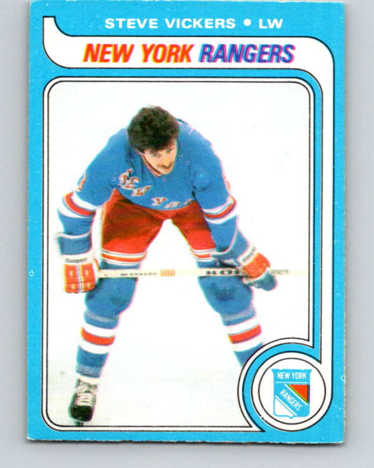 1979-80 O-Pee-Chee #195 Steve Vickers  New York Rangers  V18554