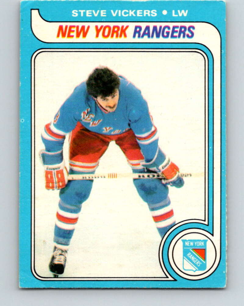 1979-80 O-Pee-Chee #195 Steve Vickers  New York Rangers  V18555